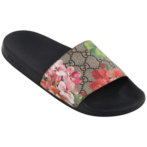 gucci gg print men slides|gucci floral slides outfit.